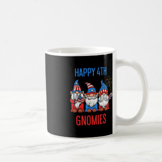Happy July 4th Gnomies Patriotic Pride Gnomes USA  Coffee Mug