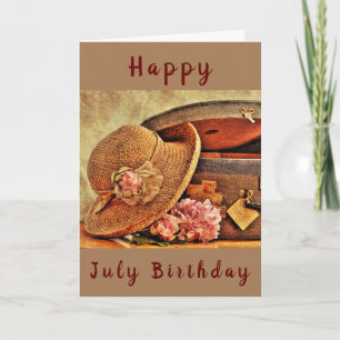 HAPPY *****JULY***** BIRTHDAY for **HER** Card