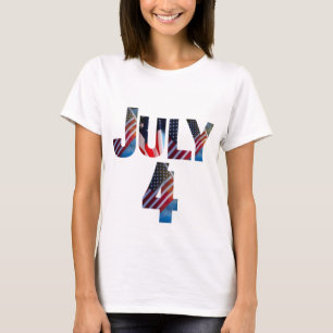 HAPPY JULY FOUR INDEPENDENCE DAY  T-Shirt