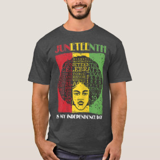 Happy Juneteenth Black Pride Retro Black History M T-Shirt