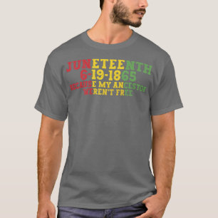 Happy Juneteenth Black Pride Retro Black History M T-Shirt