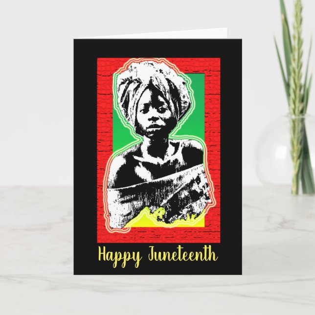 Happy Juneteenth Card (Front)