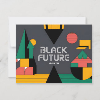 Happy Juneteenth Colourful Freedom Day Design Holiday Card