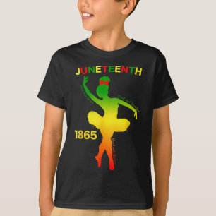 Happy Juneteenth Is My Independence Day Dancer Bla T-Shirt