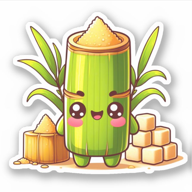 Happy kawaii sugarcane (Front)