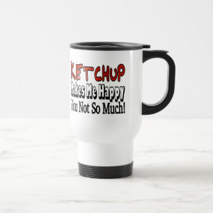 Happy Ketchup Travel Mug