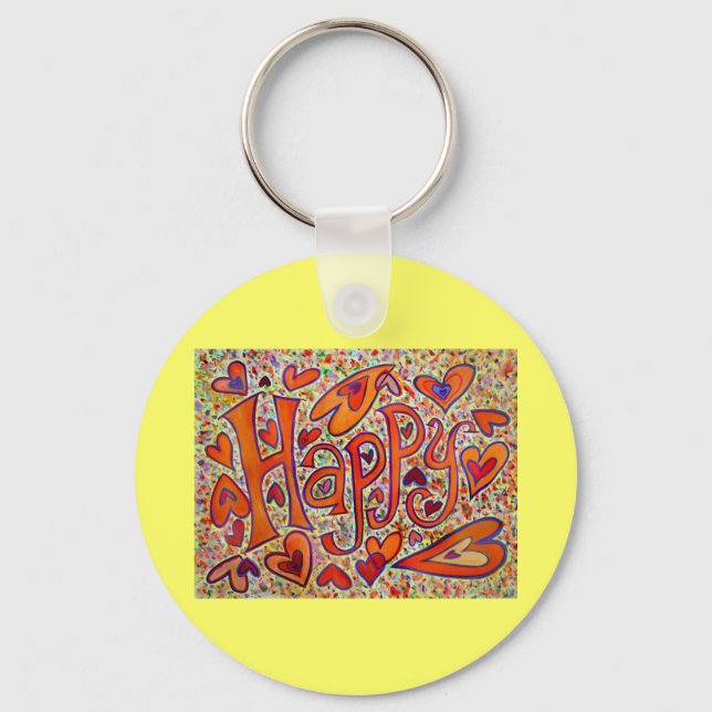 Happy Keychain (Front)