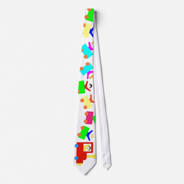 Happy Kids Train Tie (Front)
