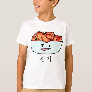 Happy Kimchi Kimchee Bowl - Happy Foods Designs T-Shirt