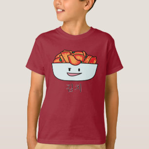 Happy Kimchi Kimchee Bowl - Happy Foods Designs T-Shirt