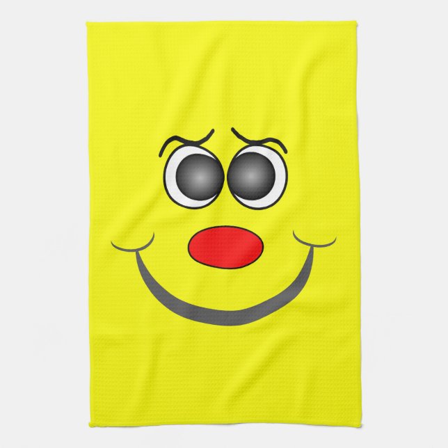 Happy Kitchen Towel (Vertical)