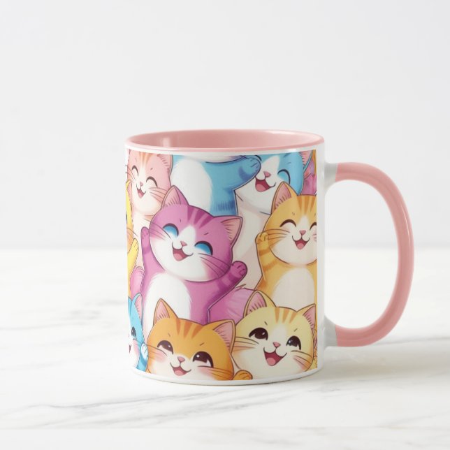 Happy kitty  mug (Right)