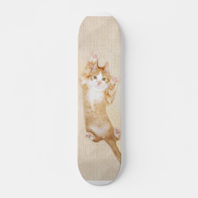 Happy kitty skateboard (Front)