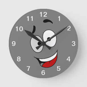 Happy Kook Art Clock - Wall Clock
