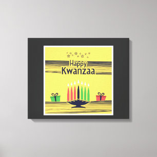  Happy Kwanzaa Canvas Print