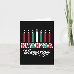 Happy Kwanzaa Celebrate African Card