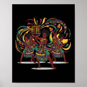 Happy Kwanzaa Day Kwanzaa Family Community Events  Poster