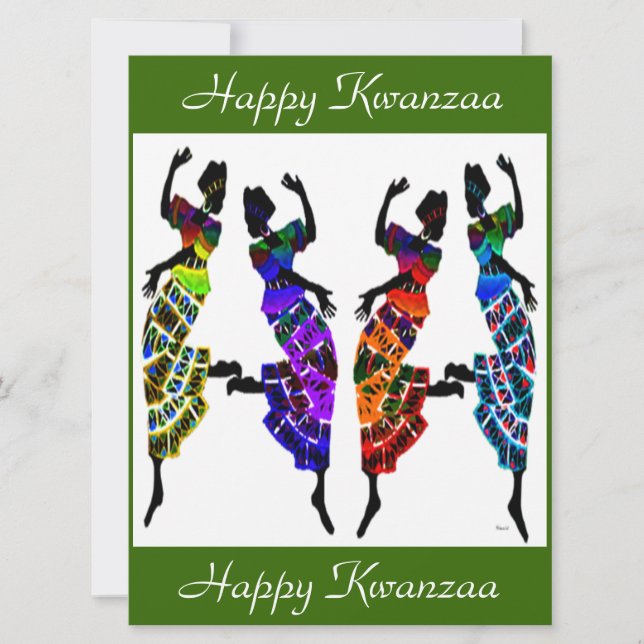 Happy Kwanzaa Invitation (Front)