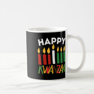 Happy Kwanzaa Kinara Seven Candles Principles Of K Coffee Mug