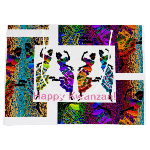 Happy Kwanzaa Large Gift Bag