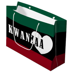 Happy Kwanzaa Large Gift Bag