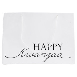 Happy Kwanzaa Large Gift Bag