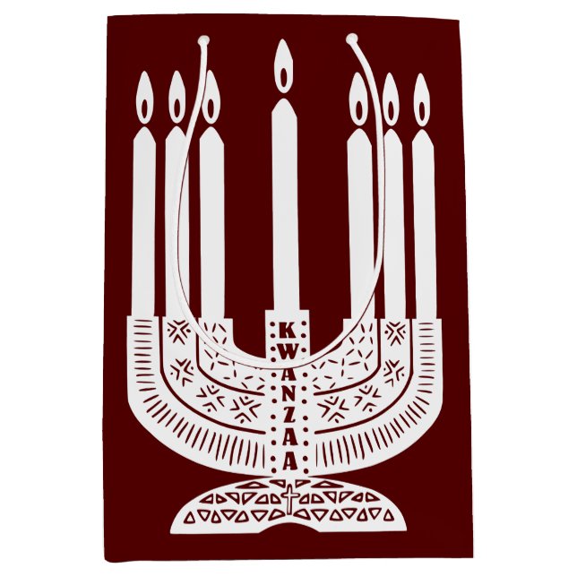 Happy Kwanzaa Medium Gift Bag (Front)