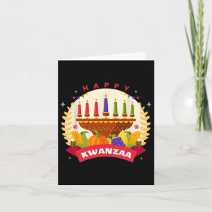 Happy Kwanzaa Seven Principles Of Kwanzaa Kinara M Card