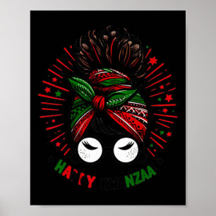 Happy Kwanzaa Seven Principles Of Kwanzaa Messy Bu Poster