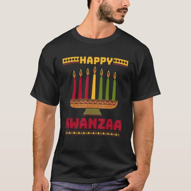 Happy Kwanzaa T-Shirt (Front)
