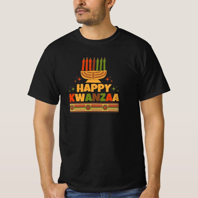 Happy Kwanzaa T-Shirt (Front)