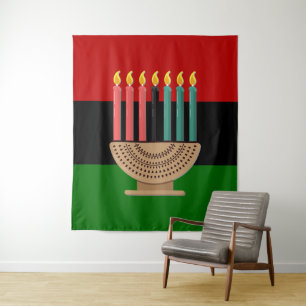 HAPPY KWANZAA TAPESTRY