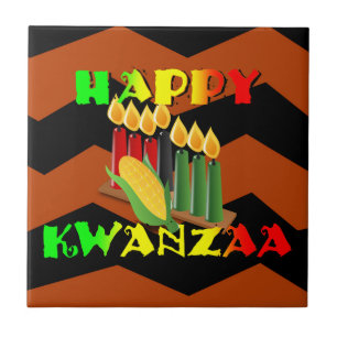 HAPPY KWANZAA TILE