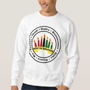 Happy Kwanzaa with 7 Principles Sweatshirt