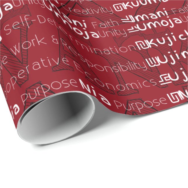 Happy Kwanzaa Wrapping Paper (Roll Corner)