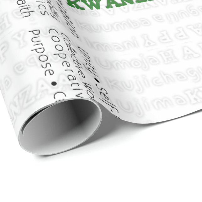 Happy Kwanzaa Wrapping Paper (Roll Corner)