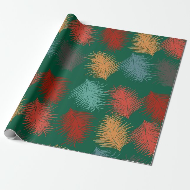Happy Kwanzaa Wrapping Paper (Unrolled)