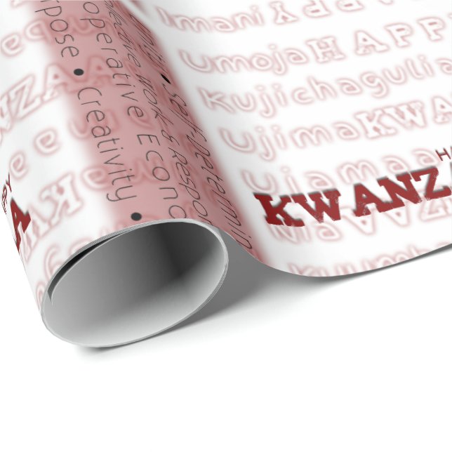 Happy Kwanzaa Wrapping Paper (Roll Corner)