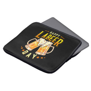 Happy Labeer Day Funny Labour Day Laptop Sleeve