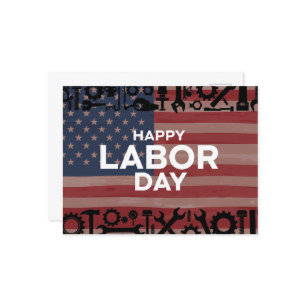  Happy Labor Day Postcard