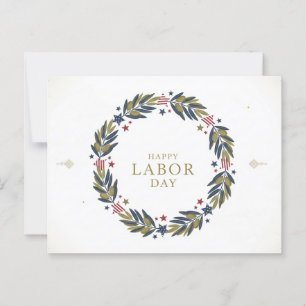  Happy Labor Day Postcard