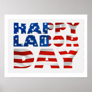 Happy Labor Day Poster