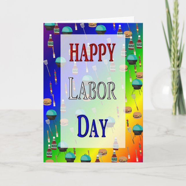 Happy Labour Day Card (Front)