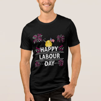 Happy Labour Day For All Workers Patriotic Tri-Blend Shirt