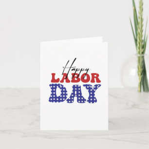 Happy Labour Day Holiday Card