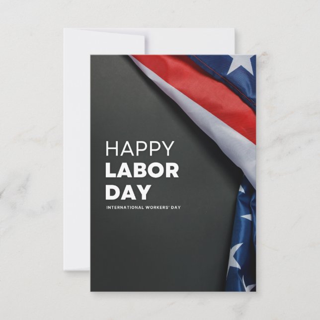 Happy Labour Day Invitation (Front)