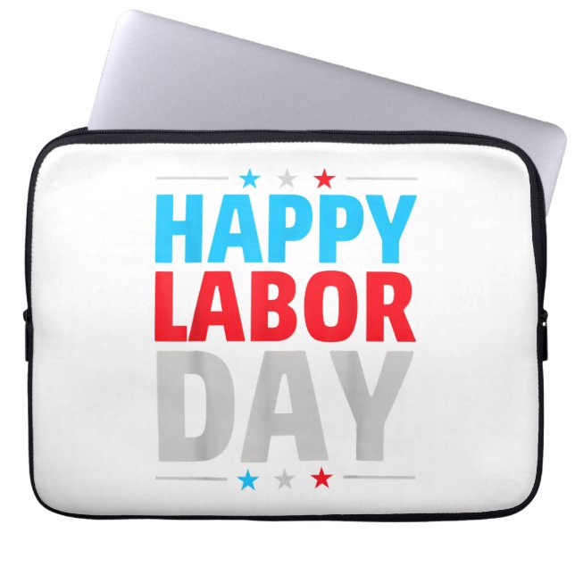Happy Labour Day! Laptop Sleeve (Front)