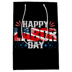 Happy Labour Day Medium Gift Bag