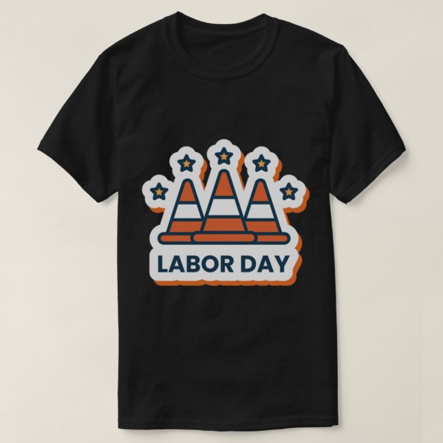 Happy Labour Day New York                          T-Shirt (Design Front)