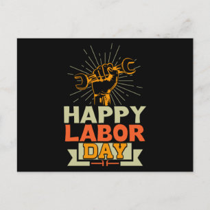 Happy Labour Day Postcard